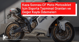 Kaza Sonrası CF Moto Motosiklet İçin Sigorta Tazminat Oranları ve Değer Kaybı Ödemeleri